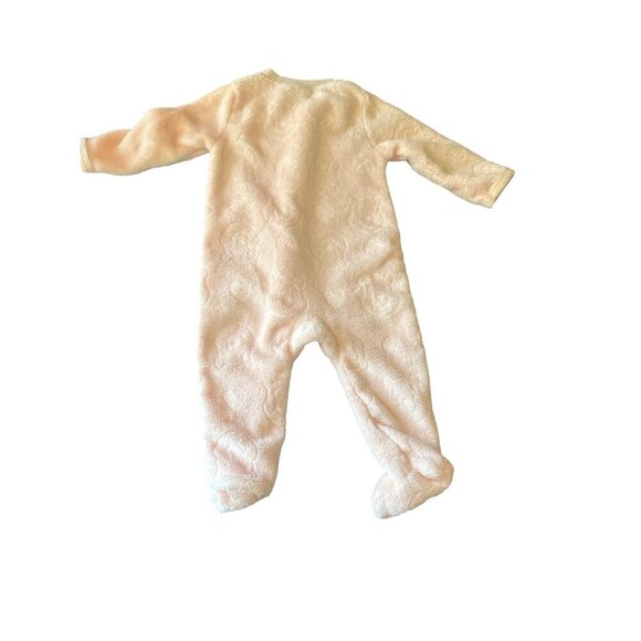 Disney Baby Winnie The Pooh Plush Footed Onesie Pajamas 6/9M 100% Polyester Pink - Picture 4 of 4